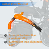 34Lb Carbon Fiber Lightweight Electric wheelchairs for Travel,15 Miles Long Travel Range Wheelchair,Brushless Motor All Terrain Power Wheelchair,Single Battery