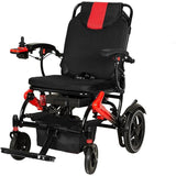 Electric Wheelchairs for Adults,36lb Ultra Lightweight Electric Wheelchair,12 Mile Portable Power Wheelchair, Double Brake Folding Electric Wheelchair for Travel,Single Battery