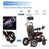 Two battery Electric wheelchair AW124X