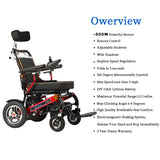 Two battery Electric wheelchair AW124X